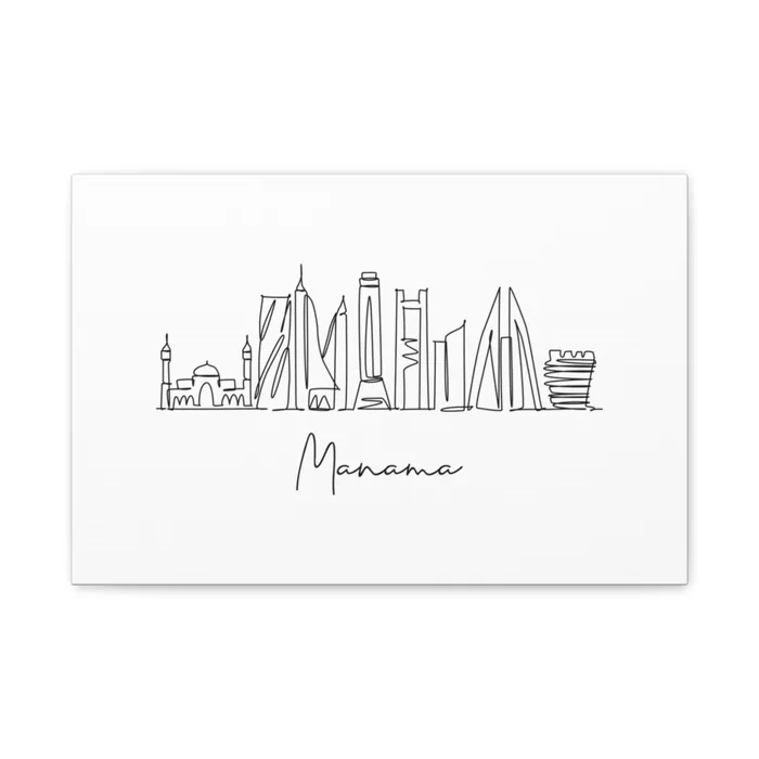 Manama Skyline Canvas Print