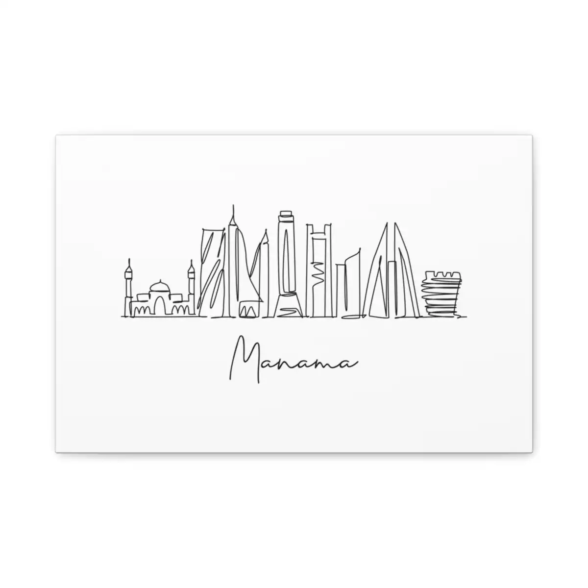 Manama Skyline Canvas Print