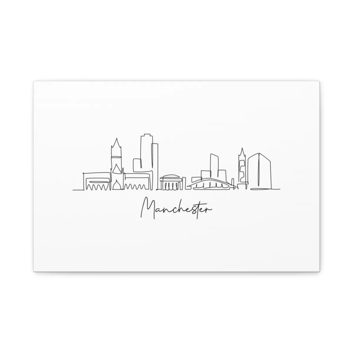 Manchester Skyline Canvas Print