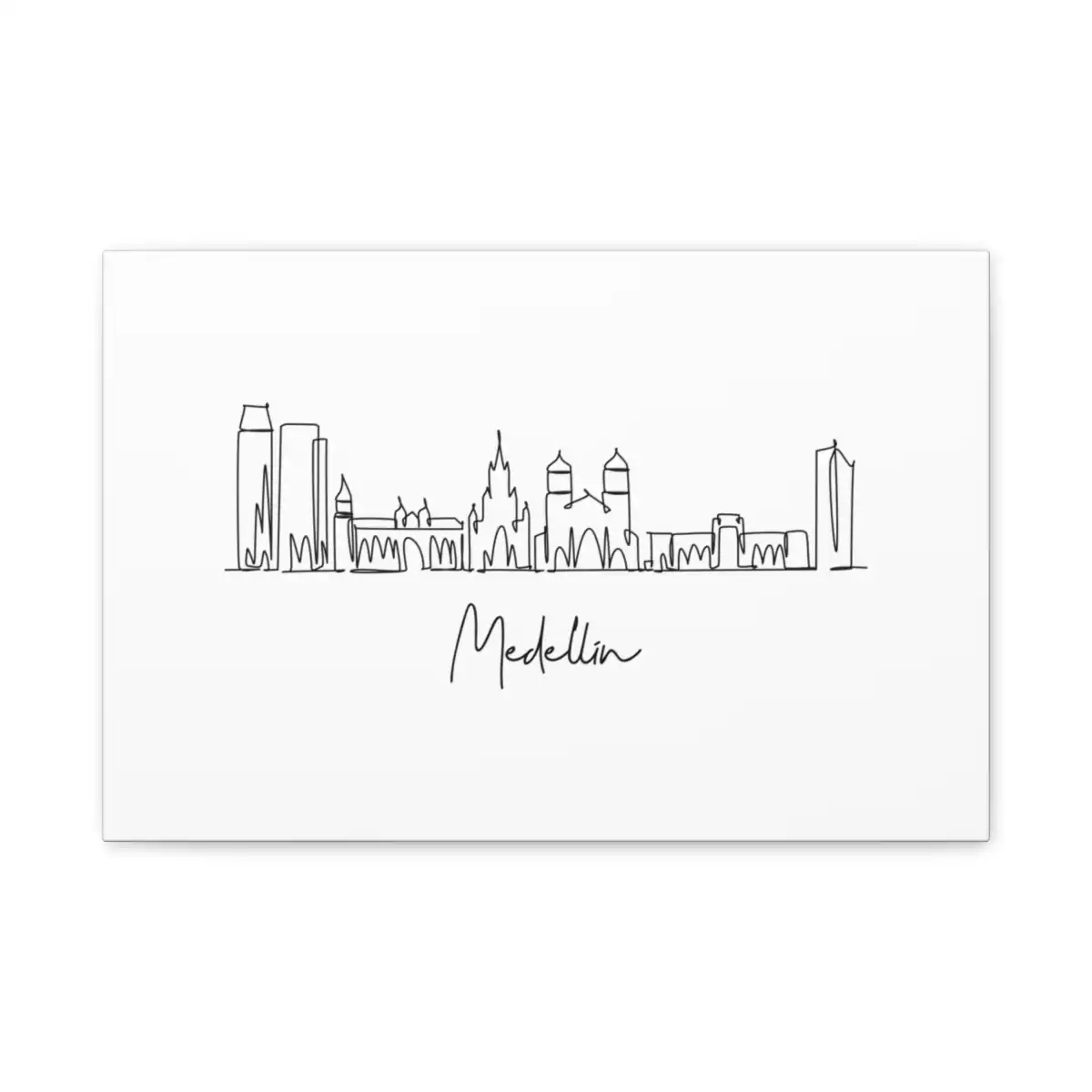 Medellin Skyline Canvas Print