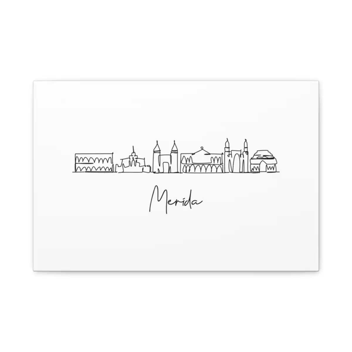 Merida Skyline Canvas Print