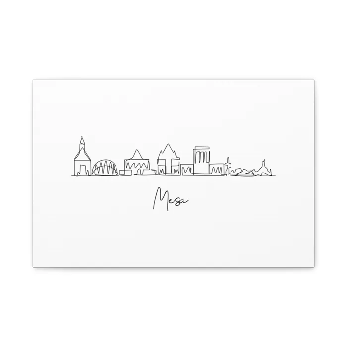 Mesa Skyline Canvas Print