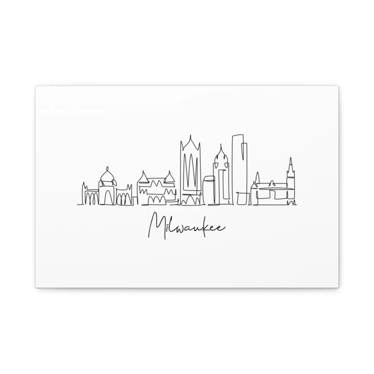 Milwaukee Skyline Canvas Print