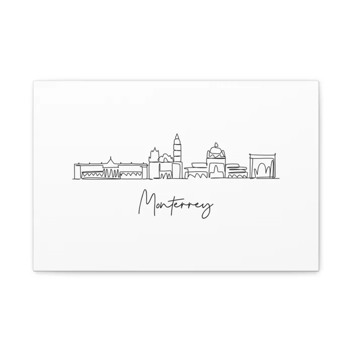 Monterrey Skyline Canvas Print