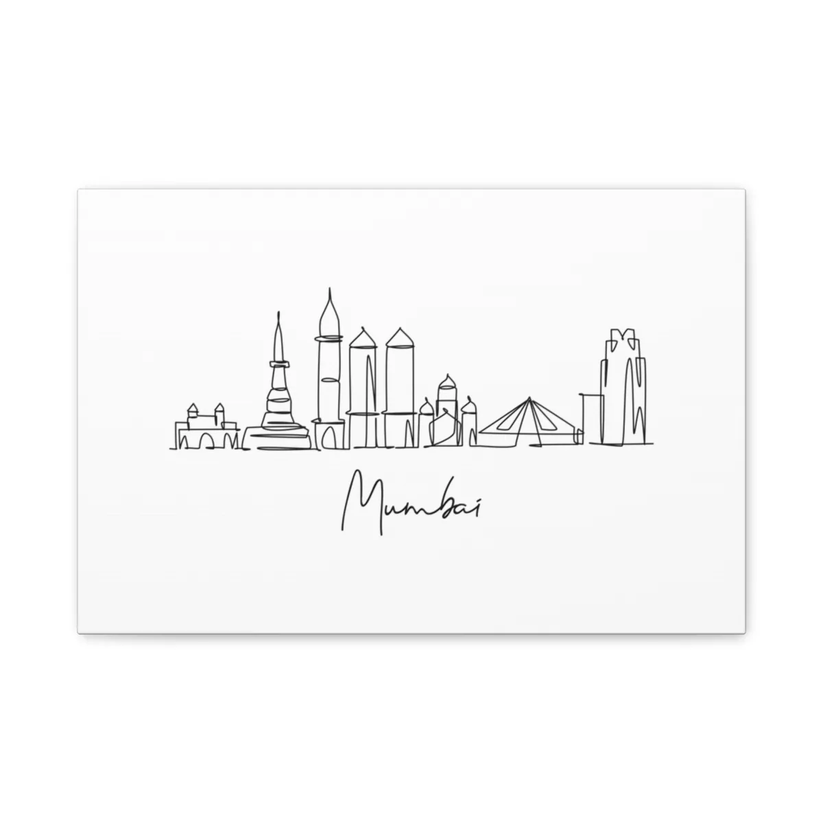Mumbai Skyline Canvas Print