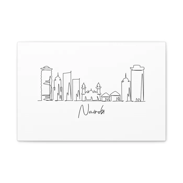 Nairobi Skyline Canvas Print