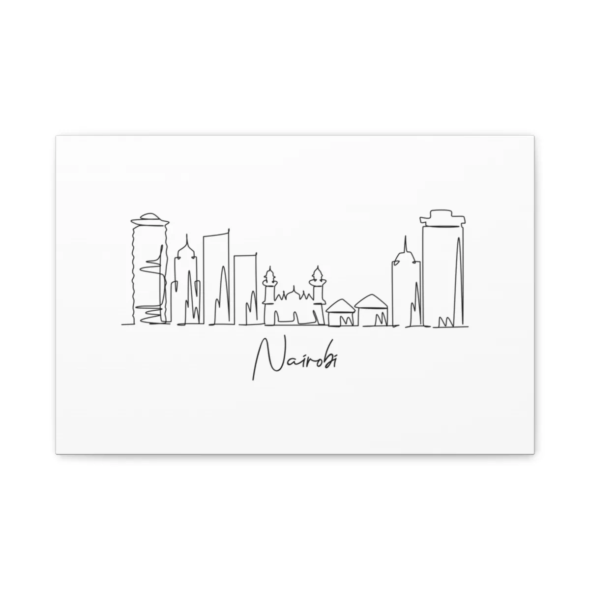 Nairobi Skyline Canvas Print