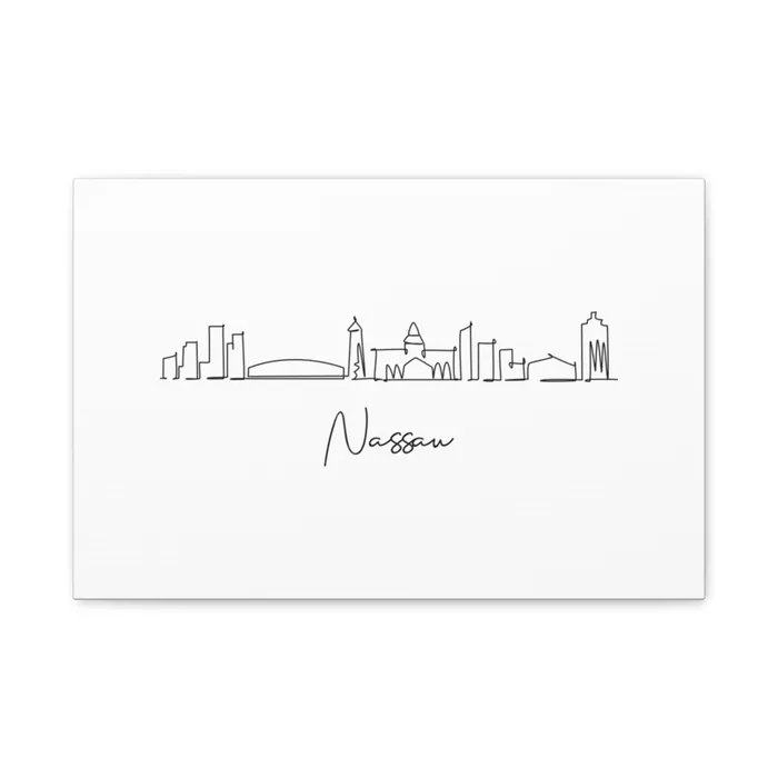 Nassau Skyline Canvas Print