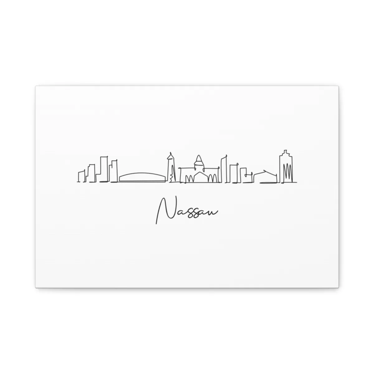 Nassau Skyline Canvas Print