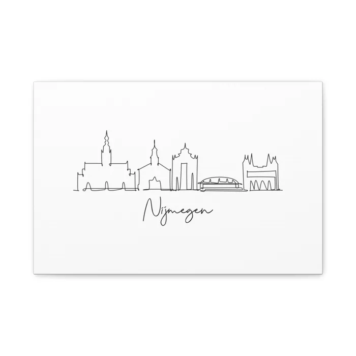 Nijmegen Skyline Canvas Print