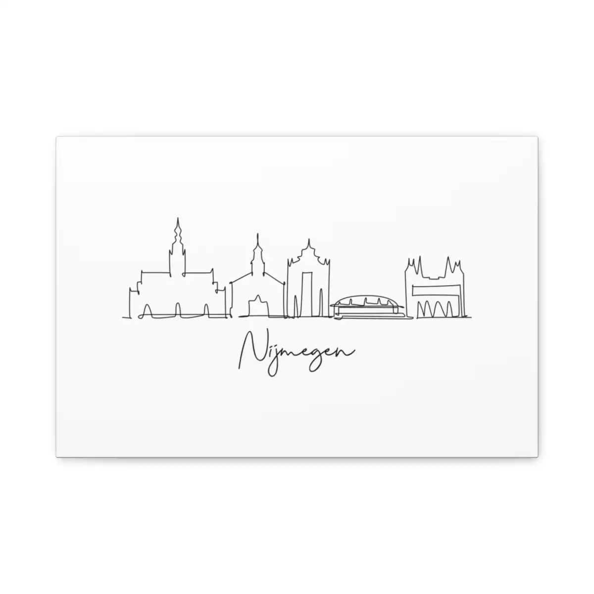 Nijmegen Skyline Canvas Print