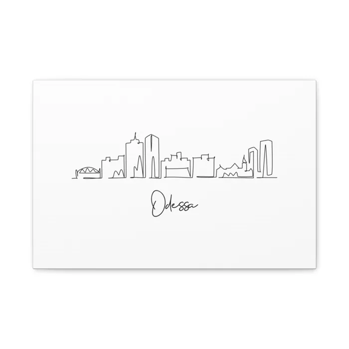 Odessa Skyline Canvas Print