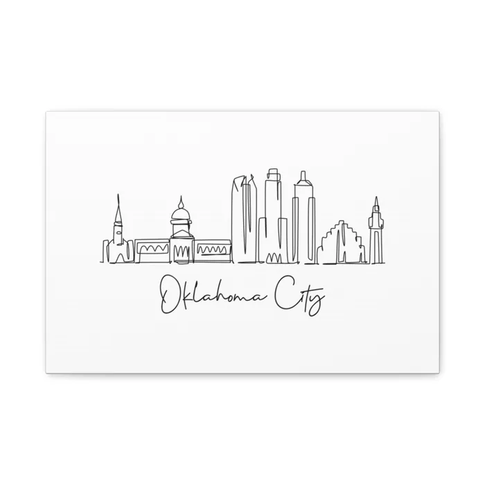 Oklahoma City Skyline Canvas Print