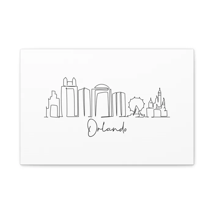 Orlando Skyline Canvas Print