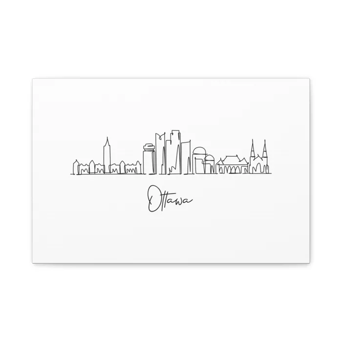 Ottawa Skyline Canvas Print