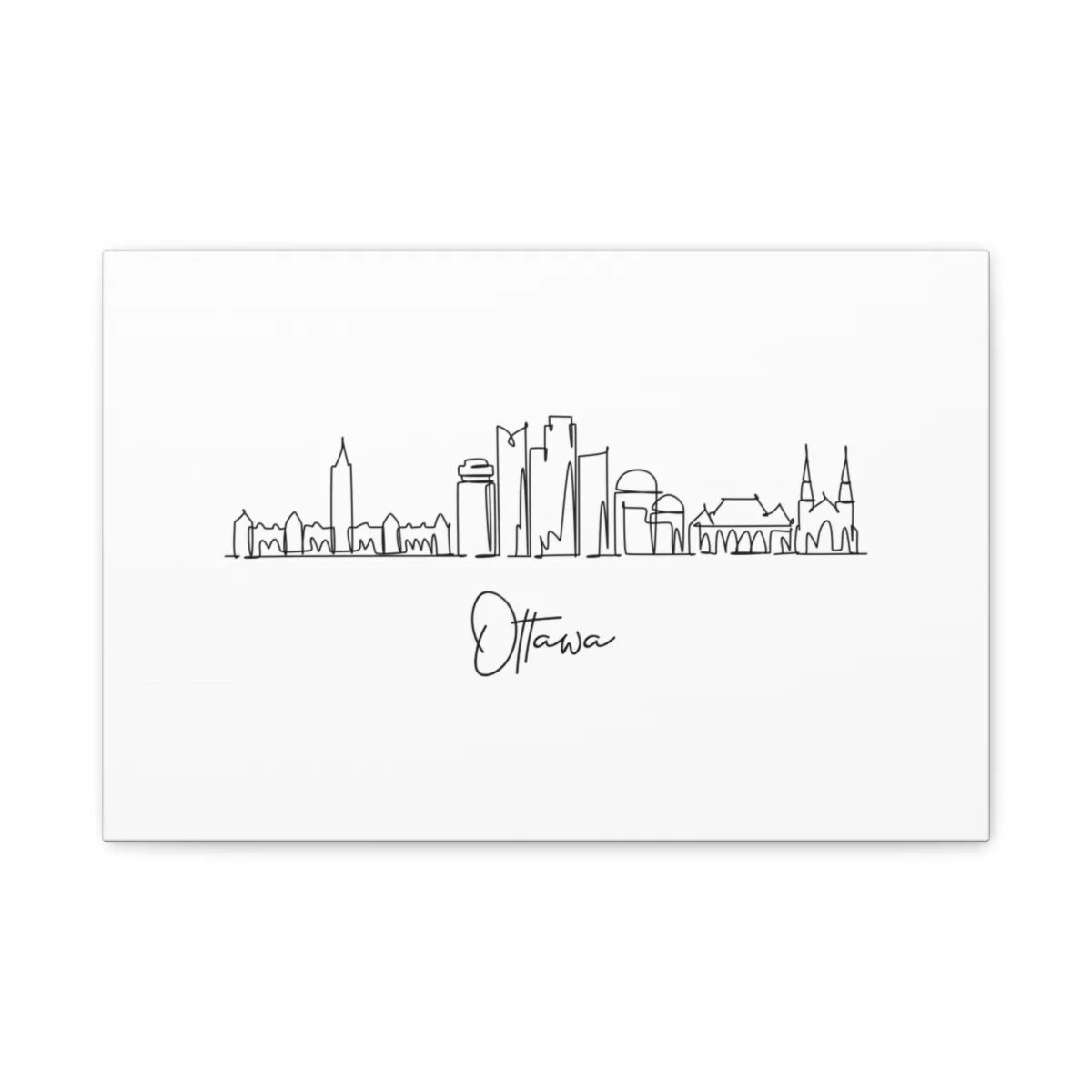 Ottawa Skyline Canvas Print