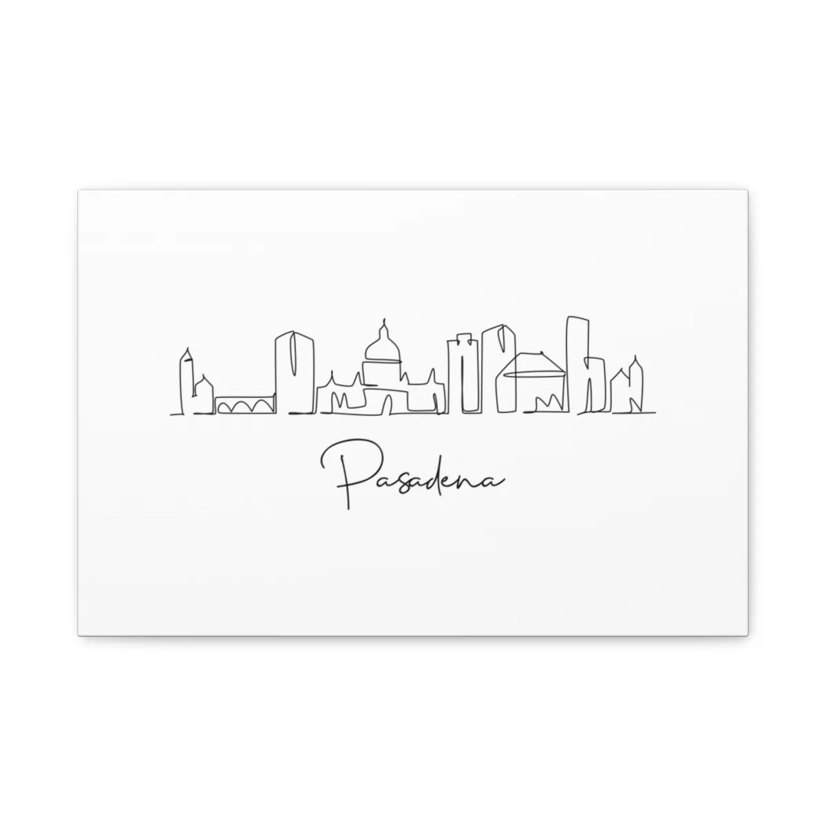 Pasadena Skyline Canvas Print