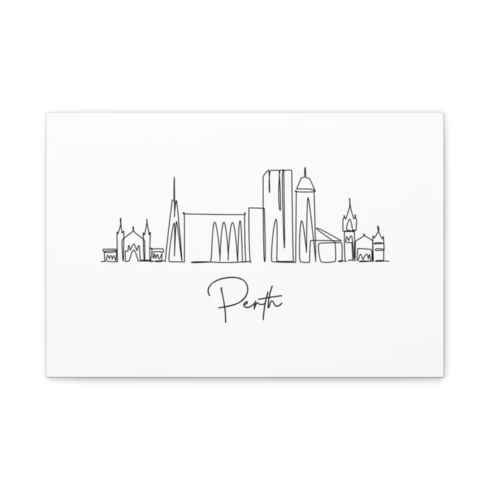 Perth Skyline Canvas Print
