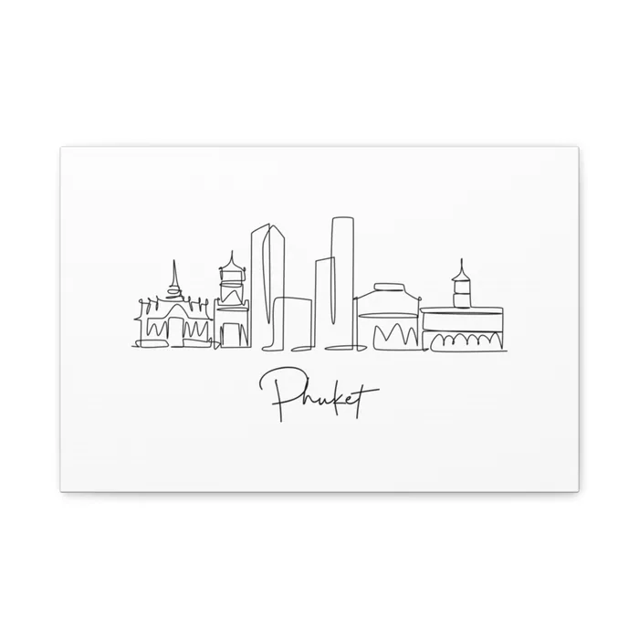 Phuket Skyline Canvas Print