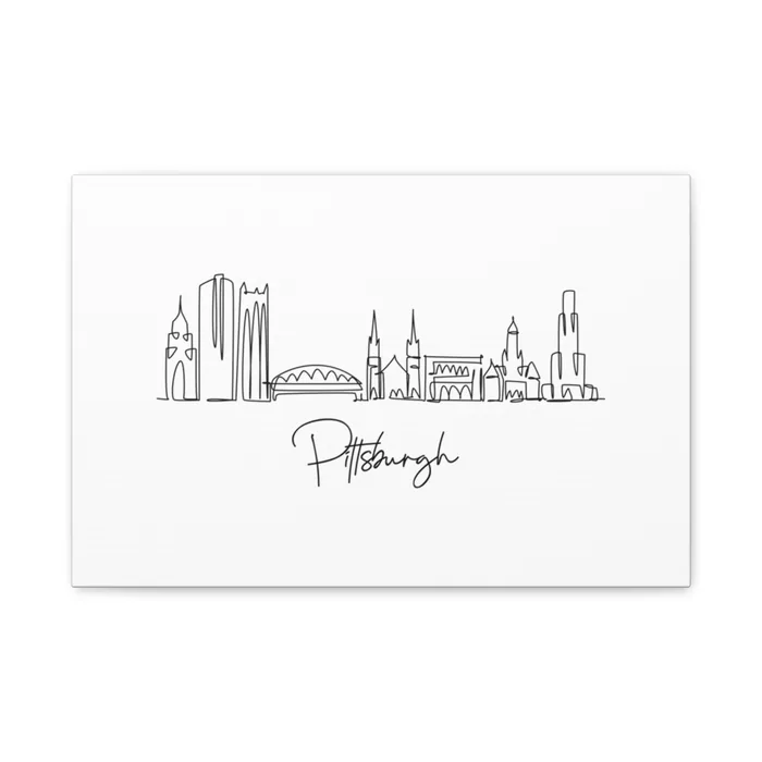 Pittsburgh Skyline Canvas Print