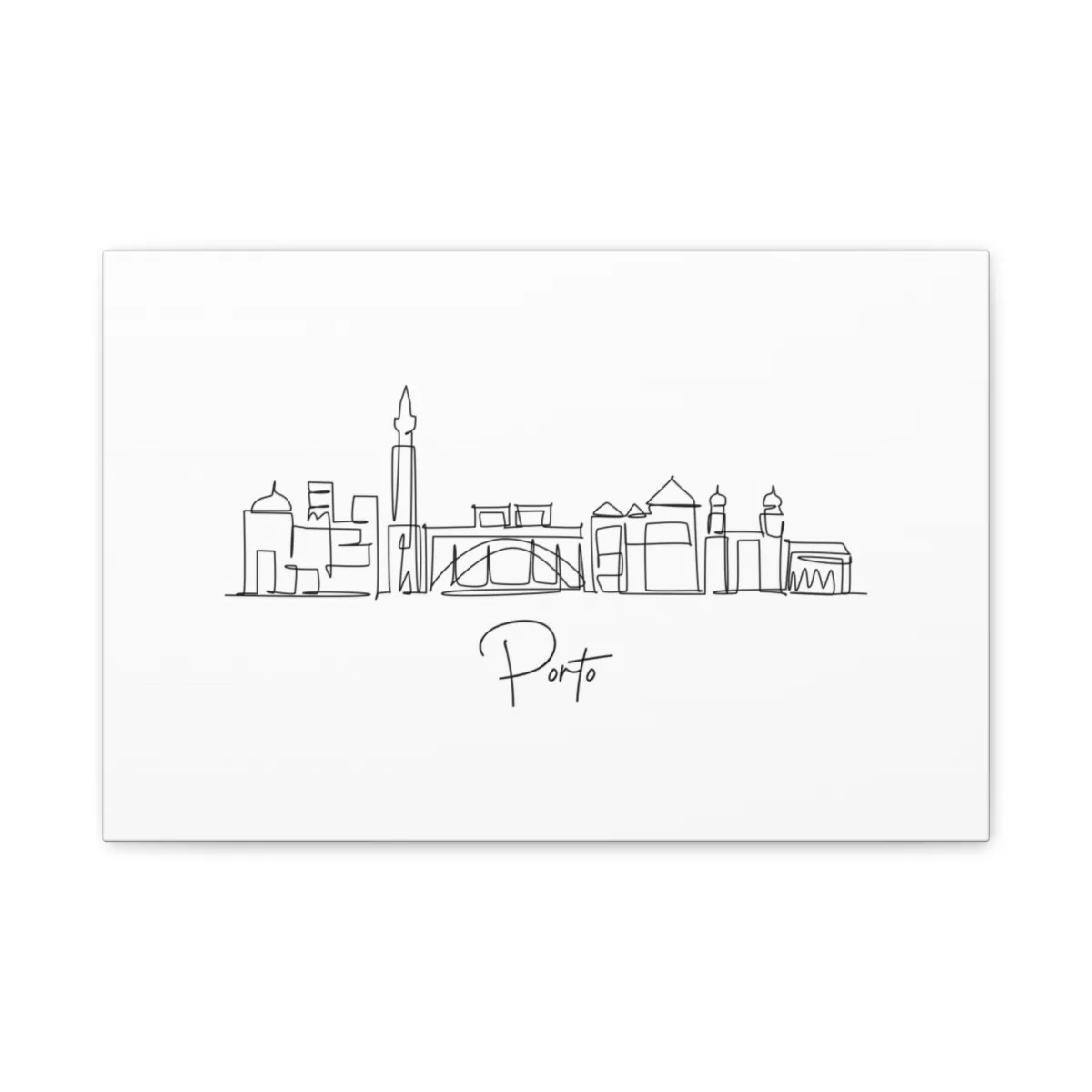 Porto Skyline Canvas Print