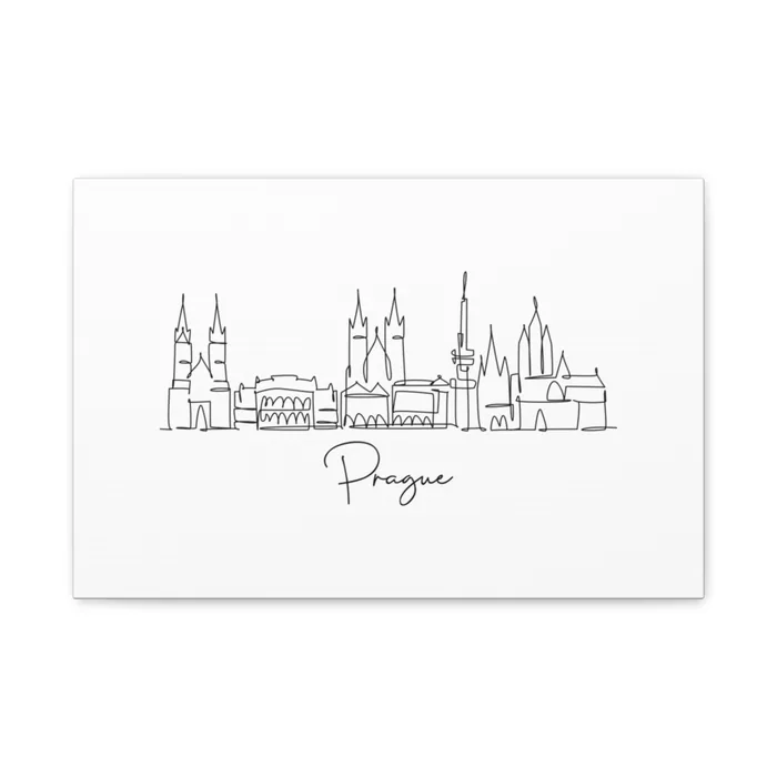 Prague Skyline Canvas Print