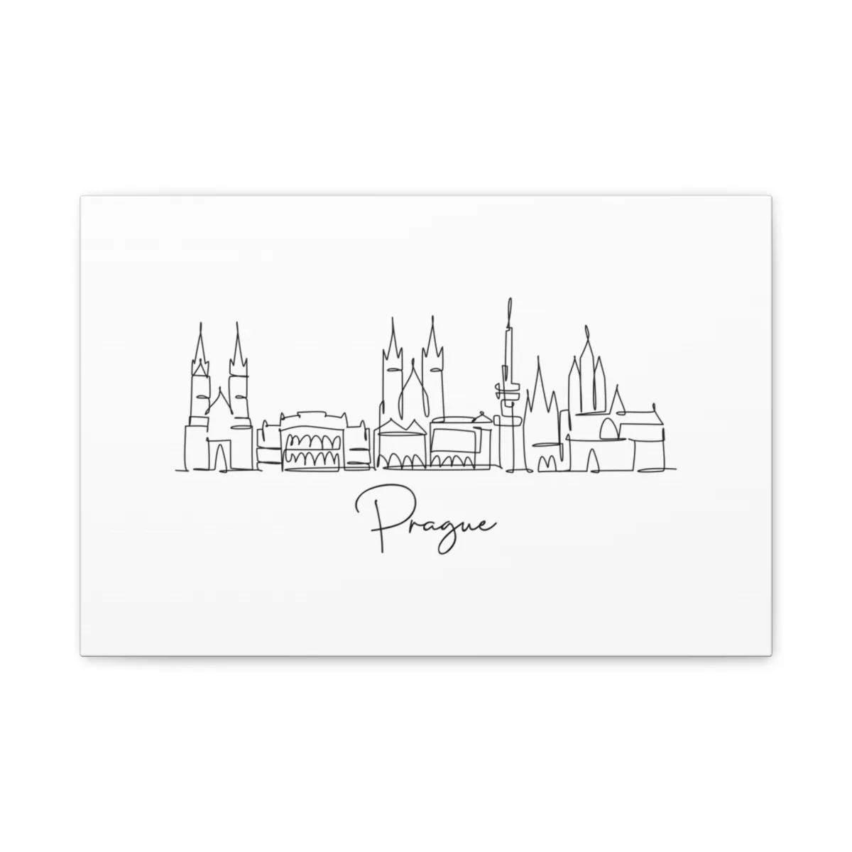 Prague Skyline Canvas Print