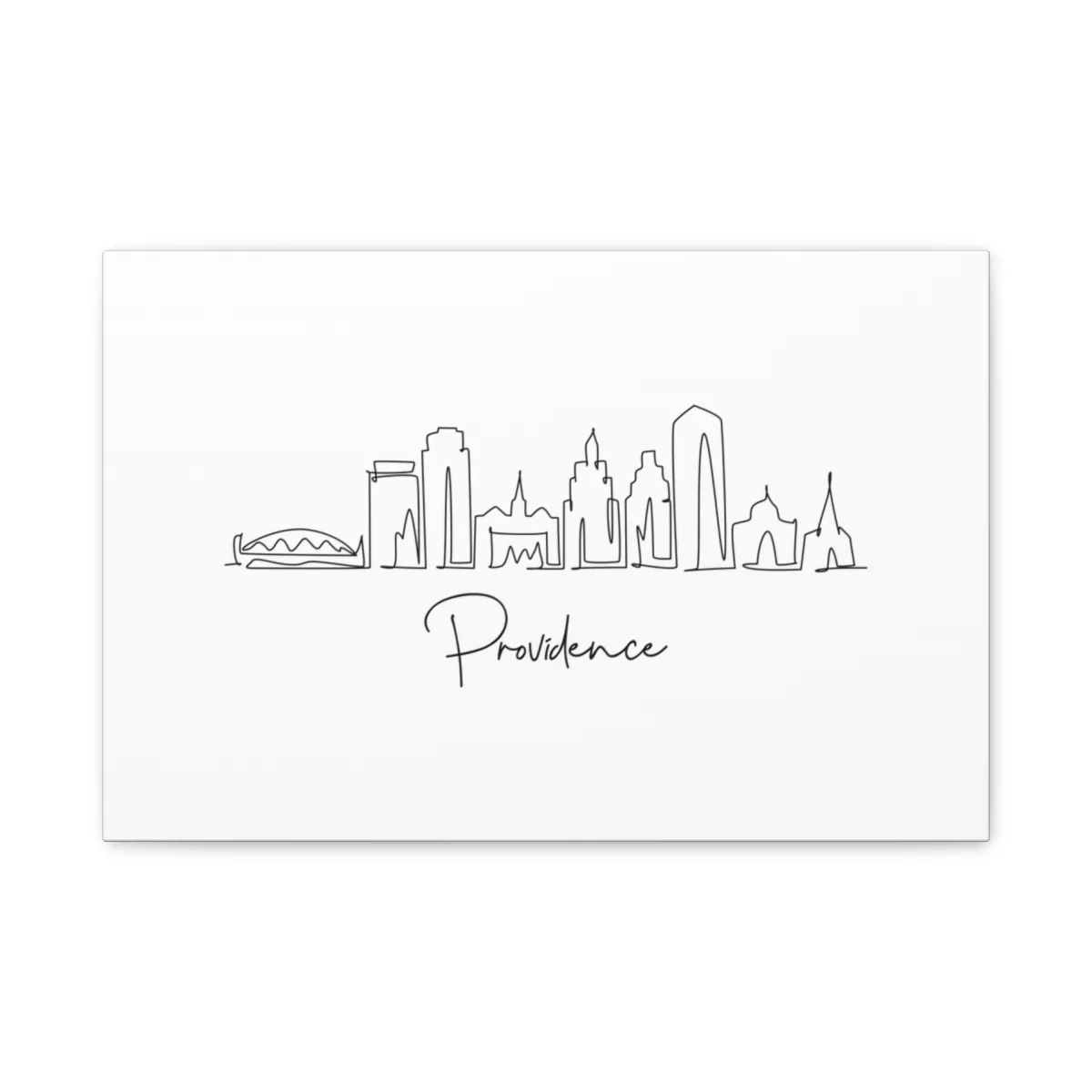 Providence Skyline Canvas Print
