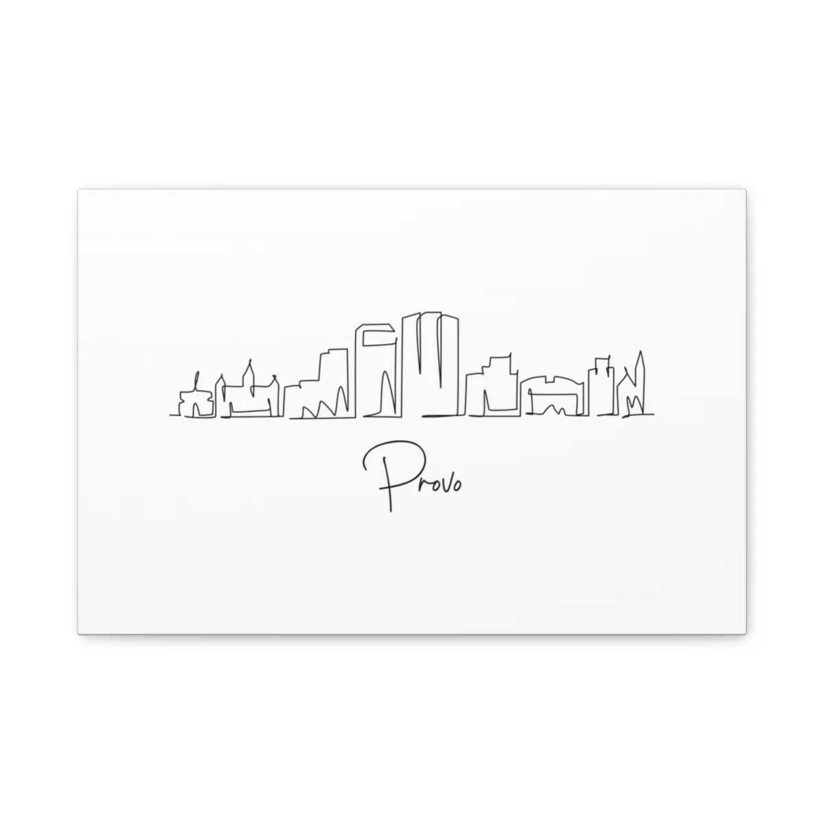 Provo Skyline Canvas Print
