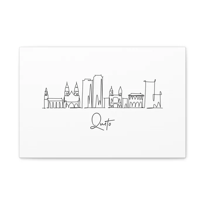 Quito Skyline Canvas Print