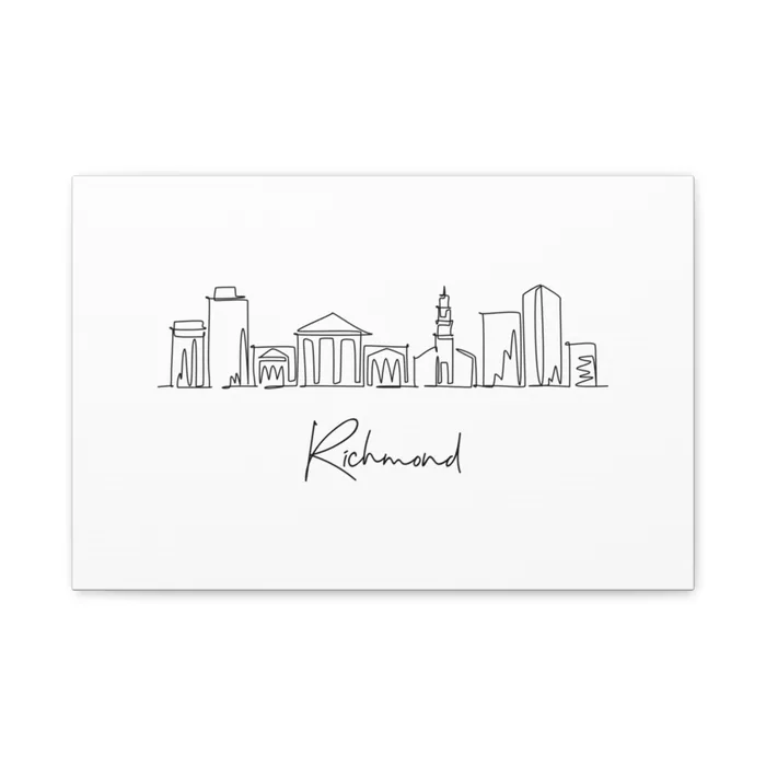 Richmond Skyline Canvas Print