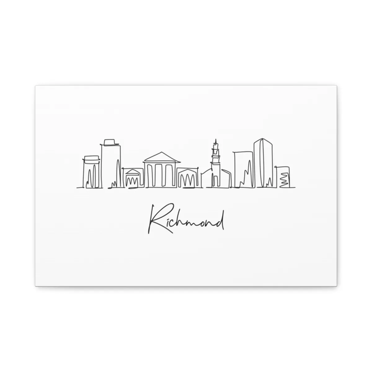 Richmond Skyline Canvas Print