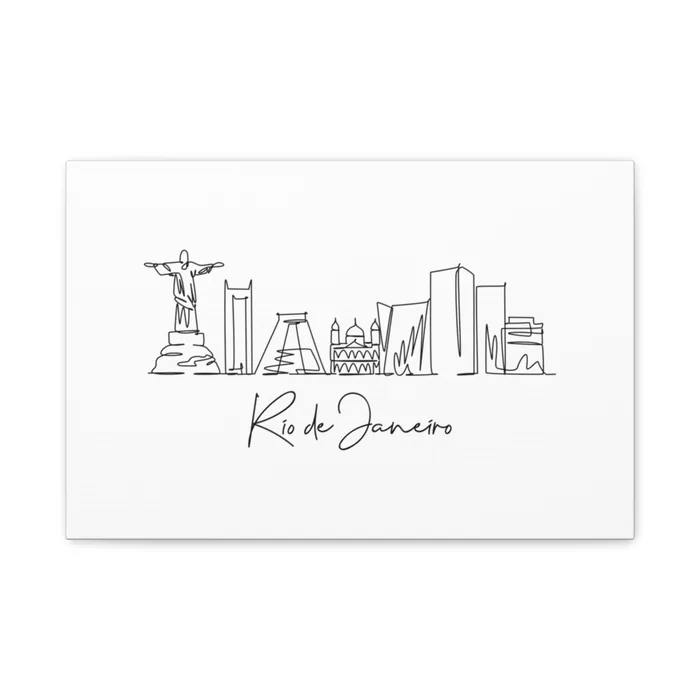 Rio de Janeiro Skyline Canvas Print