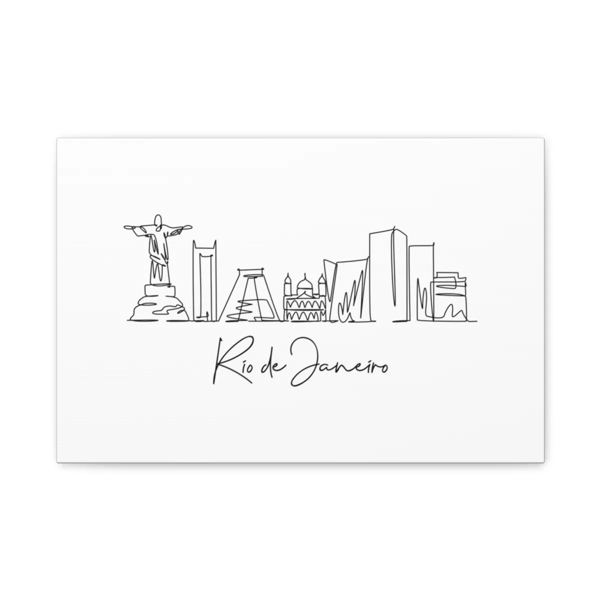 Rio de Janeiro Skyline Canvas Print