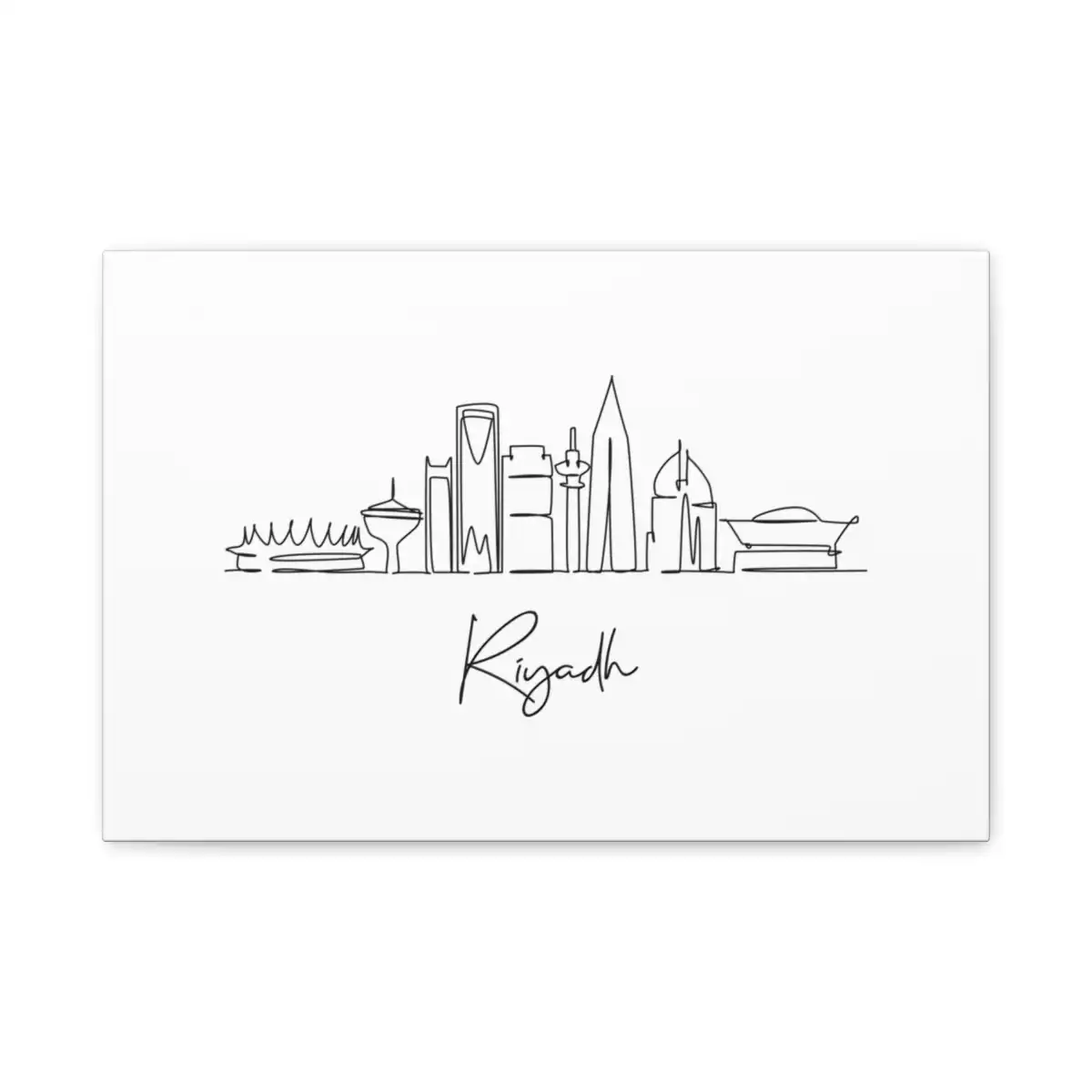 Riyadh Skyline Canvas Print