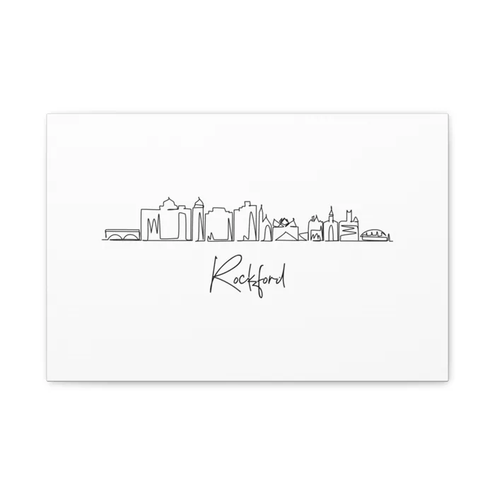 Rockford Skyline Canvas Print