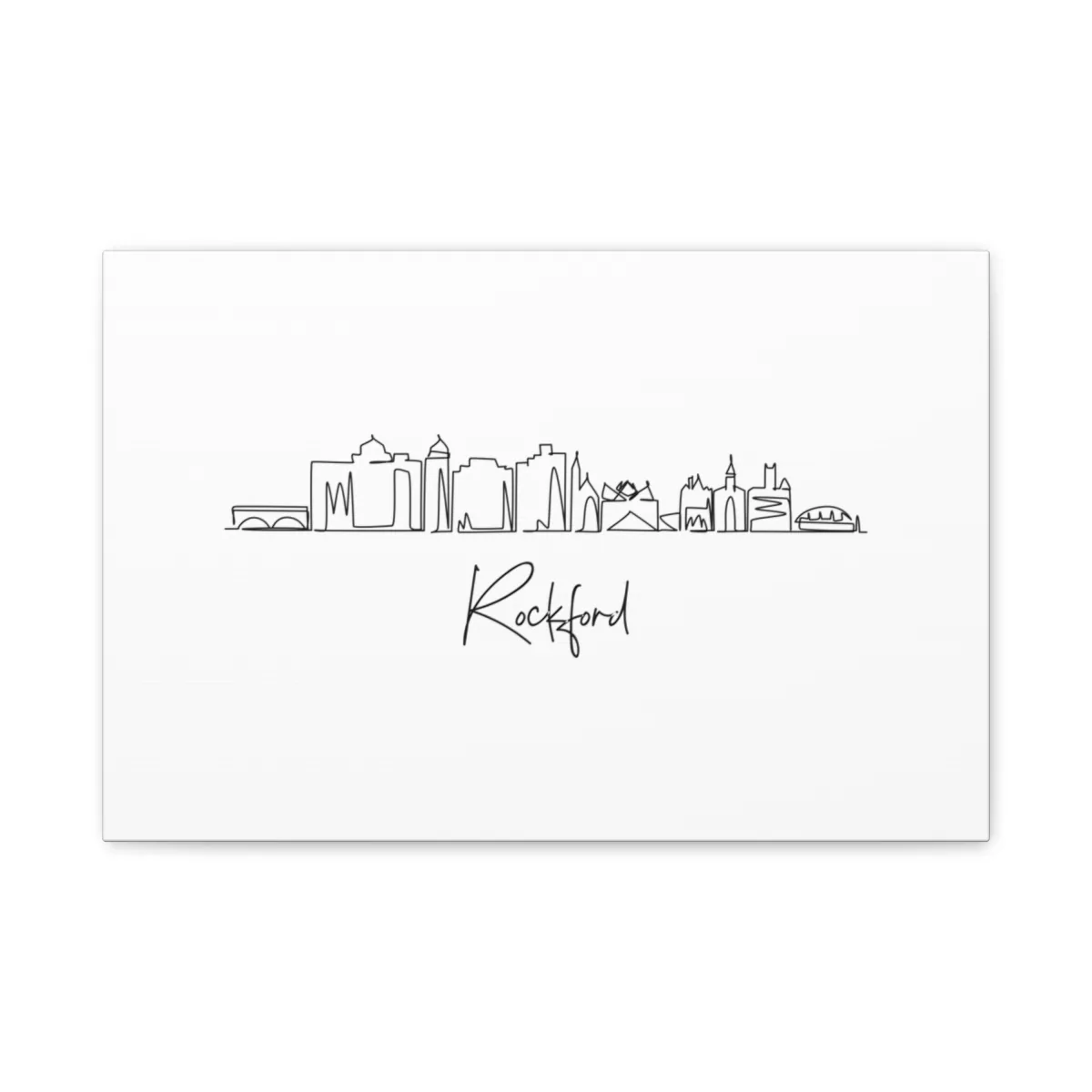 Rockford Skyline Canvas Print