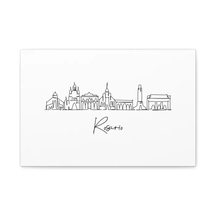 Rosario Skyline Canvas Print
