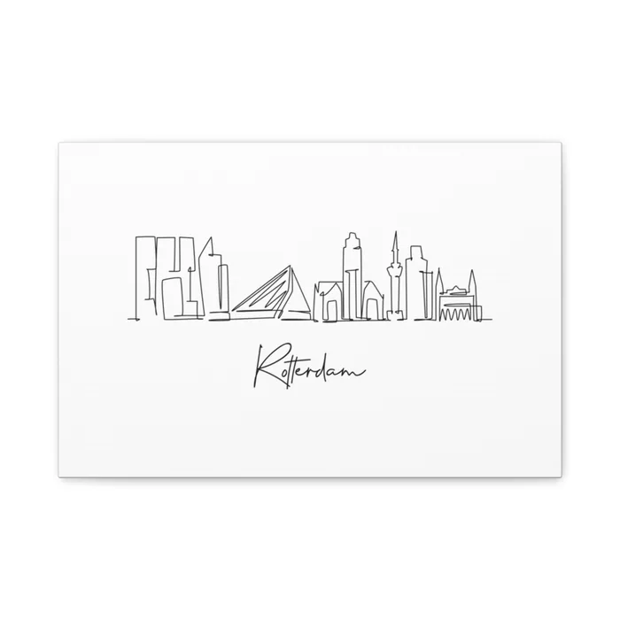 Rotterdam Skyline Canvas Print
