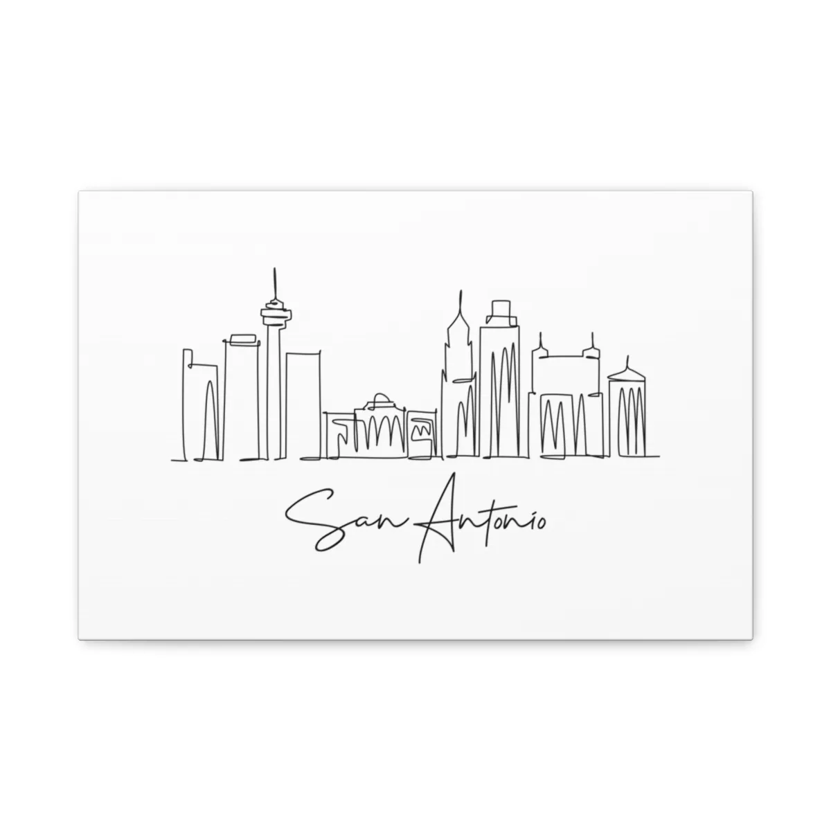San Antonio Skyline Canvas Print