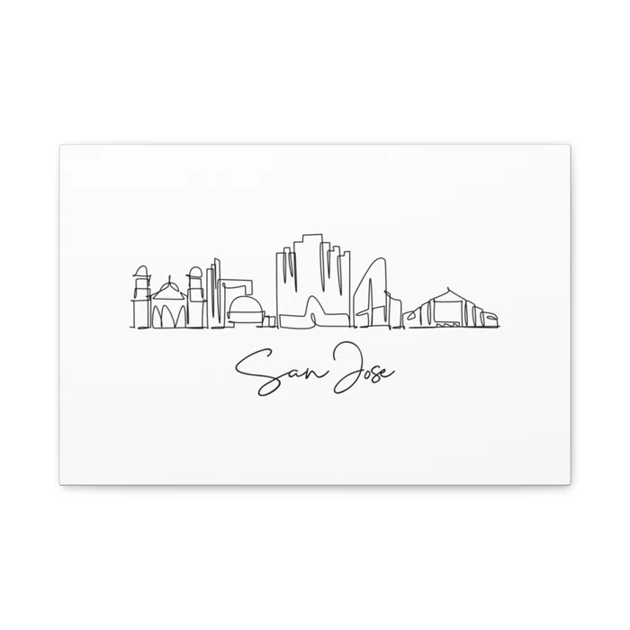 San Jose Skyline Canvas Print