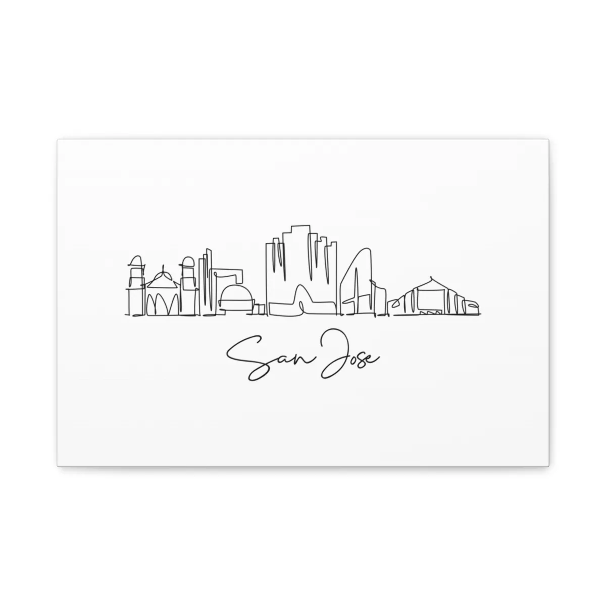 San Jose Skyline Canvas Print
