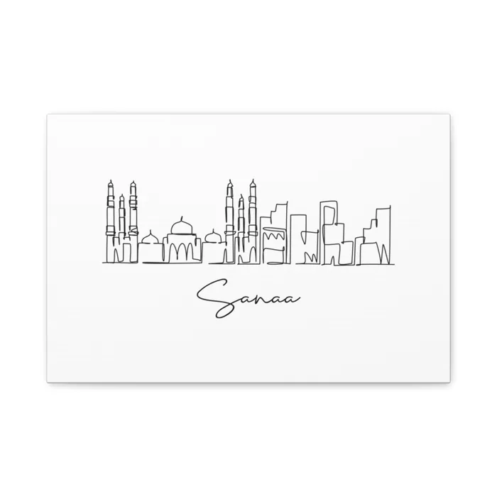 Sanaa Skyline Canvas Print