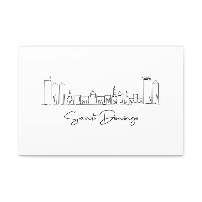 Santo Domingo Skyline Canvas Print