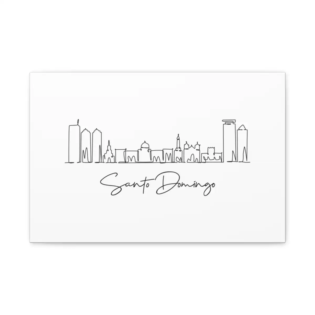 Santo Domingo Skyline Canvas Print