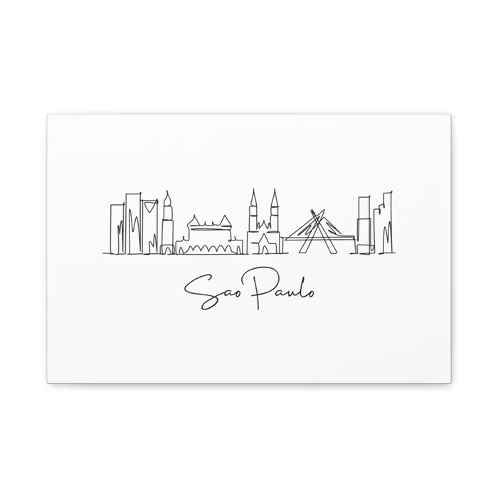 Sao Paulo Skyline Canvas Print