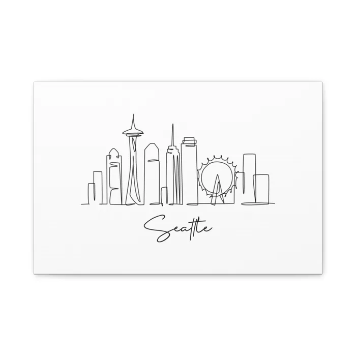 Seattle Skyline Canvas Print