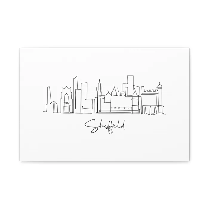 Sheffield Skyline Canvas Print