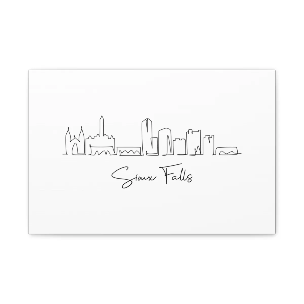 Sioux Falls Skyline Canvas Print