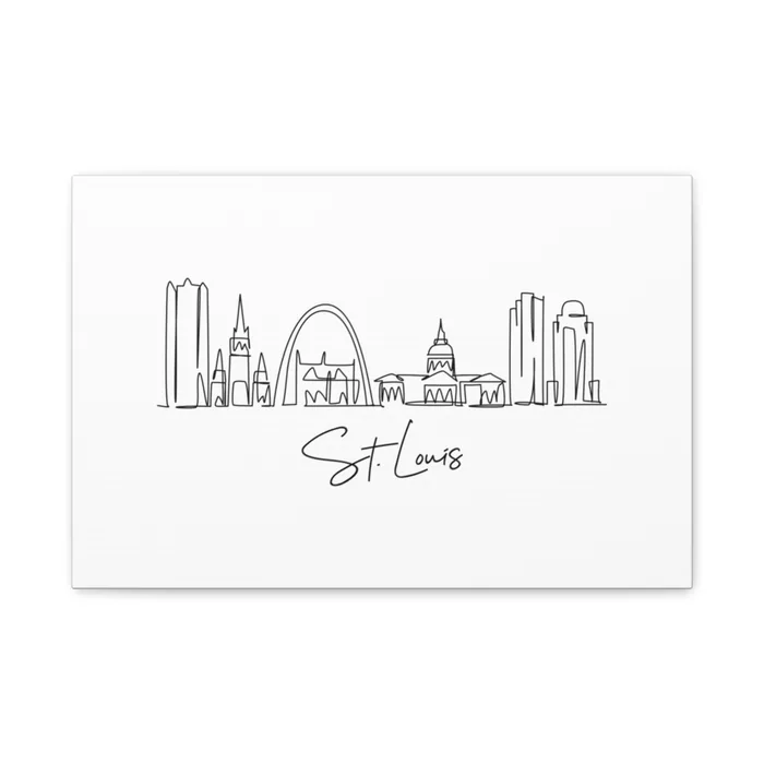 St. Louis Skyline Canvas Print
